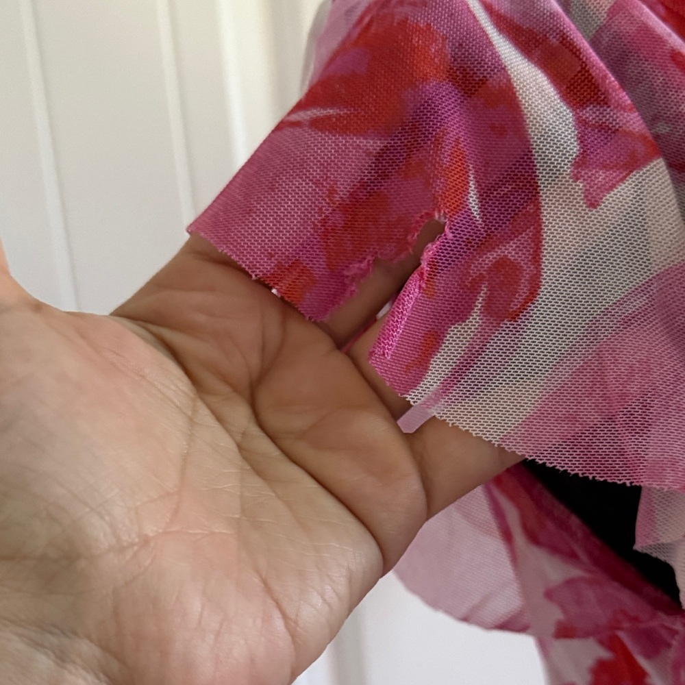 Kathy Ireland Vibrant Pink Floral Midi Dress - Picture 7 of 10